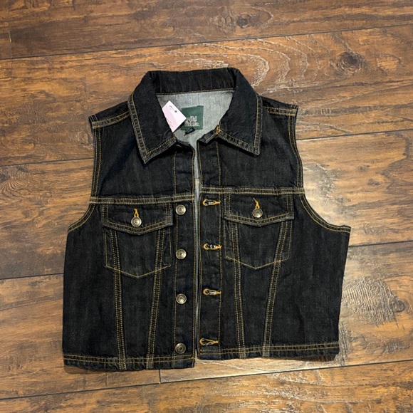 wild fable Jackets & Blazers - Dark Denim Wild Fable Vest with Button Details NWT